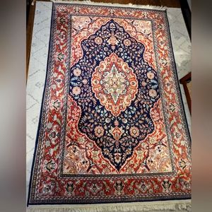 Silk Area Rug from India